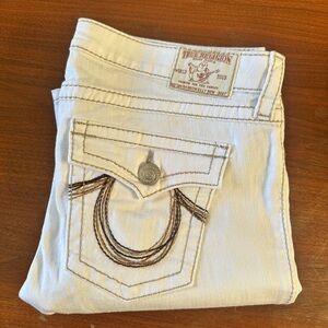 True Religion Women's Cream Jeans